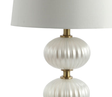 Carter 29.7" Glass LED Table Lamp - JONATHAN Y